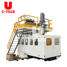 U Tech Completely Automatic Single 2 Station Plastic Bottle 200 500 1000ml HDPE PP PVC Milk Extrusion Blow Molding Machines